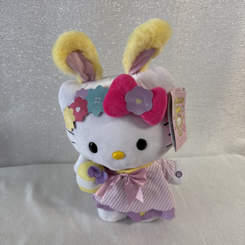 Hello Kitty Bunny Plush Animated Steps & Dances Song 15.7" 2026 NEW